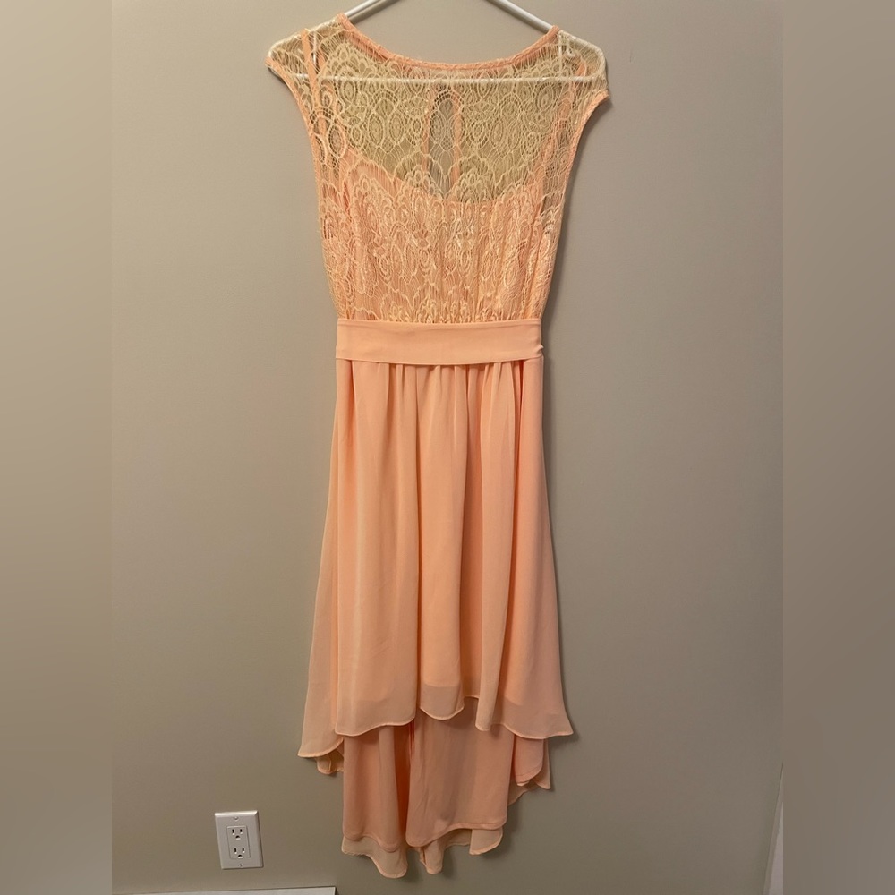 🍑Peach Lace Dress 👗